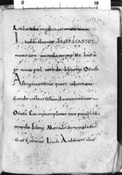 Ms. 17 fol. 289 Introit for the feast of St. Castor, from 'Troparium Aptense' (vellum) (b/w photo) | Obraz na stenu
