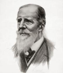 Paul Deroulede, 1846-1914. French author and politician. President of The League of Patriots. Drawing by Gamonal. | Obraz na stenu