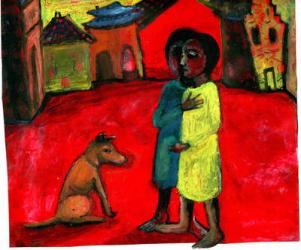 Brown Dog, 2004, (mixed media) | Obraz na stenu