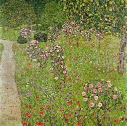 Orchard with roses (Obstgarten mit Rosen) | Obraz na stenu