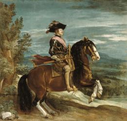 Equestrian Portrait of Philip IV (1605-65) c.1636 (oil on canvas) | Obraz na stenu