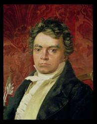 Portrait of Ludwig Van Beethoven (1770-1827) (oil on canvas) | Obraz na stenu