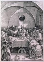 The Last Supper from the 'Great Passion' series, pub. 1511 (woodcut) | Obraz na stenu