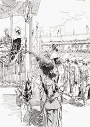 The Viceroy of India, Robert Bulwer-Lytton, 1st Earl of Lytton, proclaiming Queen Victoria Empress of India, Delhi, India, 1877. | Obraz na stenu