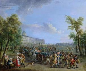 The Pillage of the Invalides, 14 July 1789 (oil on canvas) | Obraz na stenu