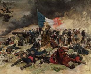Allegory of the Siege of Paris, 1870 (oil on canvas) | Obraz na stenu