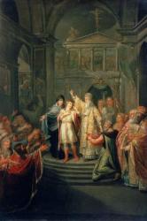 The Election of the Tsar Michael Romanov (1596-1676) on March 14th 1613, 1798-1800 (oil on canvas) | Obraz na stenu