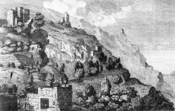 Prospect amoung the Coffee Mountains of Yemen, from 'Travels through Arabia' by Carsten Niebuhr, c.1792 (engraving) | Obraz na stenu