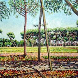 The Young Pine, 2009 (oil on canvas) | Obraz na stenu