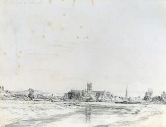 Worcester Cathedral from the South (pencil) | Obraz na stenu