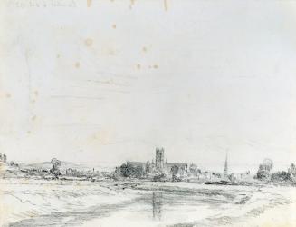 Worcester Cathedral from the South (pencil) | Obraz na stenu