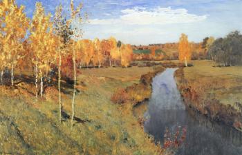 Golden Autumn, 1895 (oil on canvas) | Obraz na stenu