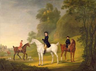 Lord Bulkeley and his Harriers, his huntsman John Wells and Whipper-In R. Jennings, 1773 (oil on canvas) | Obraz na stenu