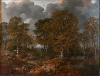 Gainsborough's Forest ('Cornard Wood'), c.1748 (oil on canvas) | Obraz na stenu