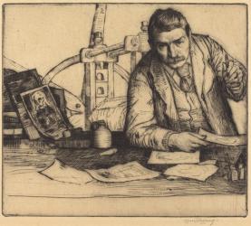 Self-Portrait, 1897 (drypoint) | Obraz na stenu