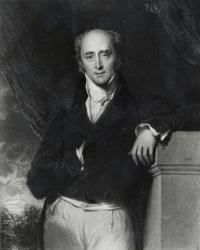 Portrait of the Right Honourable Charles Grey, Earl Grey (1764-1845) engraved by J. Cochran (engraving) (b/w photo) | Obraz na stenu