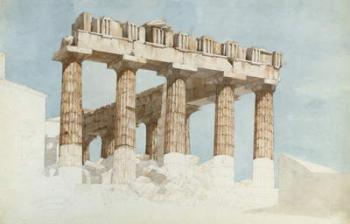 The East End and South Side of the Parthenon, c.1813 (w/c & graphite on paper) | Obraz na stenu