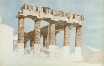 The East End and South Side of the Parthenon, c.1813 (w/c & graphite on paper) | Obraz na stenu