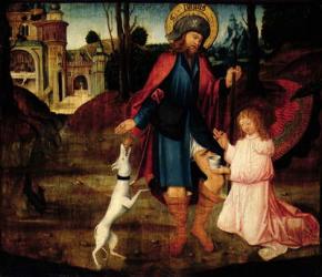 The Healing of Saint Roch (oil on wood) | Obraz na stenu