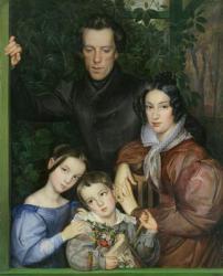 The Rauter Family, 1836 (oil on canvas) | Obraz na stenu