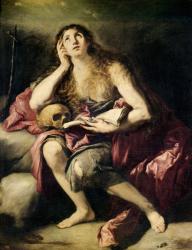 The Penitent Magdalene (oil on canvas) | Obraz na stenu