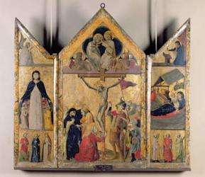 Triptych with Scenes from the Life of the Virgin, 1333 (oil on panel) | Obraz na stenu