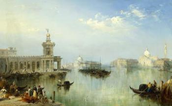 A View of Venice (oil on canvas) | Obraz na stenu