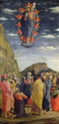 The Ascension, left hand panel from the Altarpiece, c.1466 (tempera on panel) (see also 50042) | Obraz na stenu