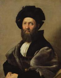 Portrait of Baldassare Castiglione (1478-1529) before 1516 (oil on canvas) | Obraz na stenu