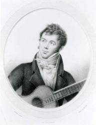 Fernando Sor (1778-1839) c.1825 (lithograph) | Obraz na stenu