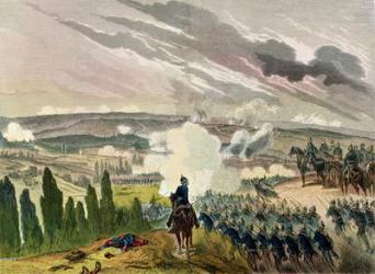 The Battle of Sedan, 1st September 1870 (coloured engraving) | Obraz na stenu