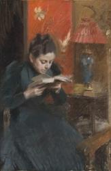 The Artist's Wife, 1889 (watercolour) | Obraz na stenu