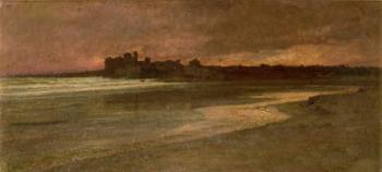 Nettuno, Evening on the Beach (oil on canvas) | Obraz na stenu