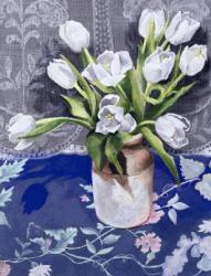 White Tulips, 1994 (pastel on paper) | Obraz na stenu