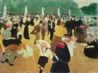 The Luxembourg Gardens, 1895 (oil on canvas) | Obraz na stenu