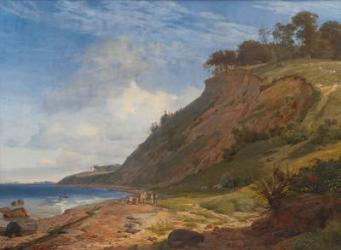 A Danish Coast. View from Kitnæs by the Roskilde Fjord, 1843 (oil on canvas) | Obraz na stenu
