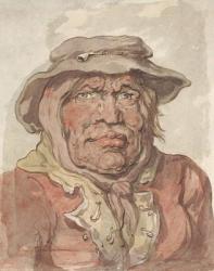 A Soldier's Widow, 1815-20 (watercolour with pen and ink over sanguine wash and graphite on wove paper) | Obraz na stenu