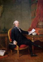 Frederic-Ignace (1732-1818) Comte de Mirbec, 1780 (oil on canvas) | Obraz na stenu