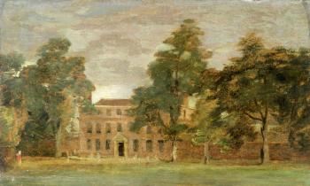 West Lodge, East Bergholt (oil on paper laid on panel) | Obraz na stenu