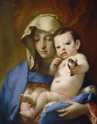 Madonna of the Goldfinch, c.1767-70 (oil on canvas) | Obraz na stenu