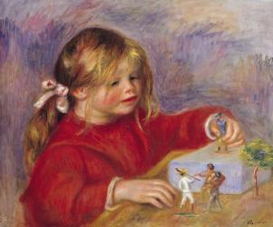 Claude Renoir (b.1901) at Play, 1905 (oil on canvas) | Obraz na stenu