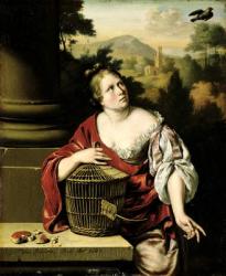 Portrait of a Woman, 1687 (oil on panel) | Obraz na stenu