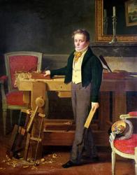Portrait presumed to be Alfred de La Chaussee (oil on canvas) | Obraz na stenu