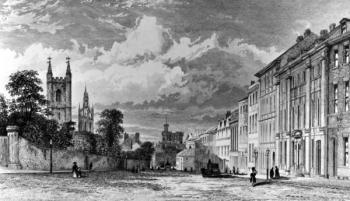 Westgate Street, Newcastle-upon-Tyne, engraved by William Collard, 1842 (engraving) | Obraz na stenu