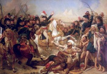 The Battle of the Pyramids, 21st July 1798 (oil on canvas) | Obraz na stenu