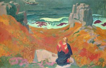 The Solitude of Christ, 1918 (oil on canvas) | Obraz na stenu