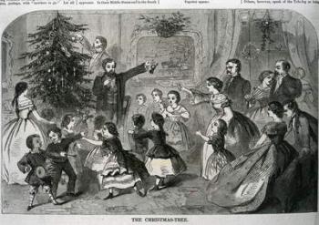 The Christmas Tree, illustration from 'Harper's Weekly', 1870 (engraving) | Obraz na stenu