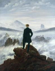 The Wanderer above the Sea of Fog, 1818 (oil on canvas) | Obraz na stenu