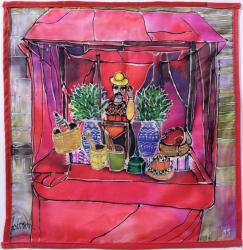 Shrine to Maximon, 2005 (dyes on silk) | Obraz na stenu