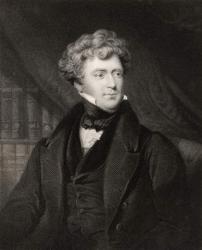 James Blundell, engraved by J. Cochran, from 'The National Portrait Gallery, Volume II', published c.1820 (litho) | Obraz na stenu